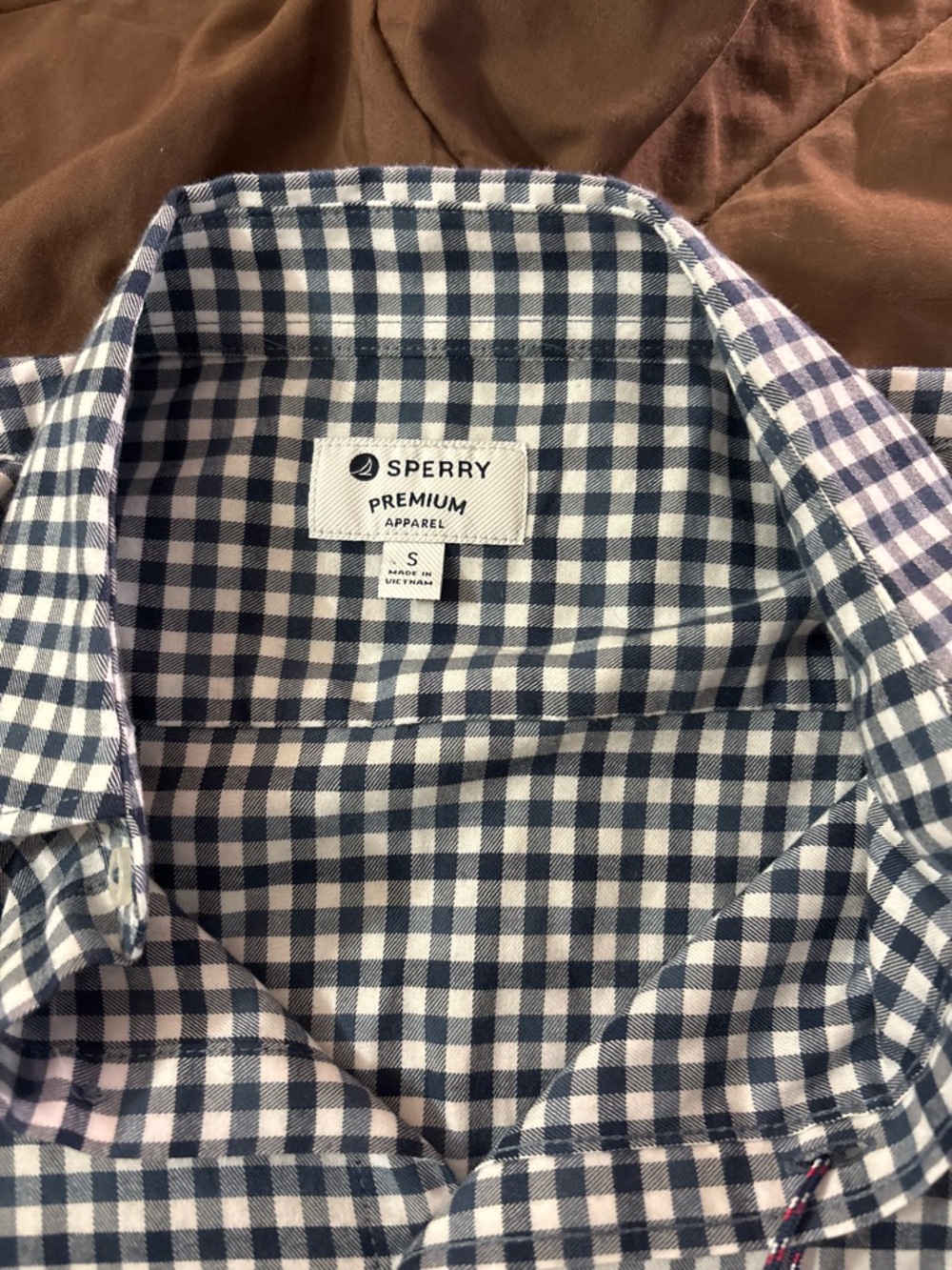 NWT Sperry checkered long sleeve shirt - Picture 4 of 8